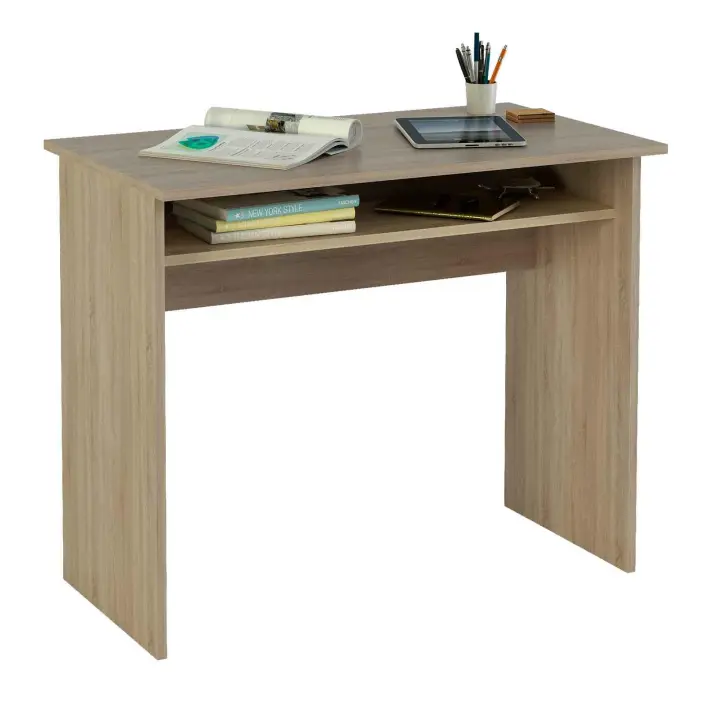 Suinplas Decoraciones MESA ESCRITORIO CON BALDA ROBLE CORTEZ  MOD.K9465 - 1