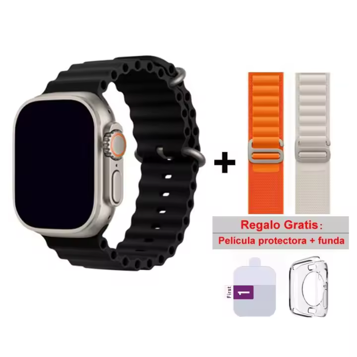NUEVO HK10 Ultra 3 Reloj inteligente 49 mm Ultra Pantalla Amoled ChatGPT Whatsapp Música local Modos AOD Llamada Bluetooth Reloj inteligente para hombre y Mujer - 1