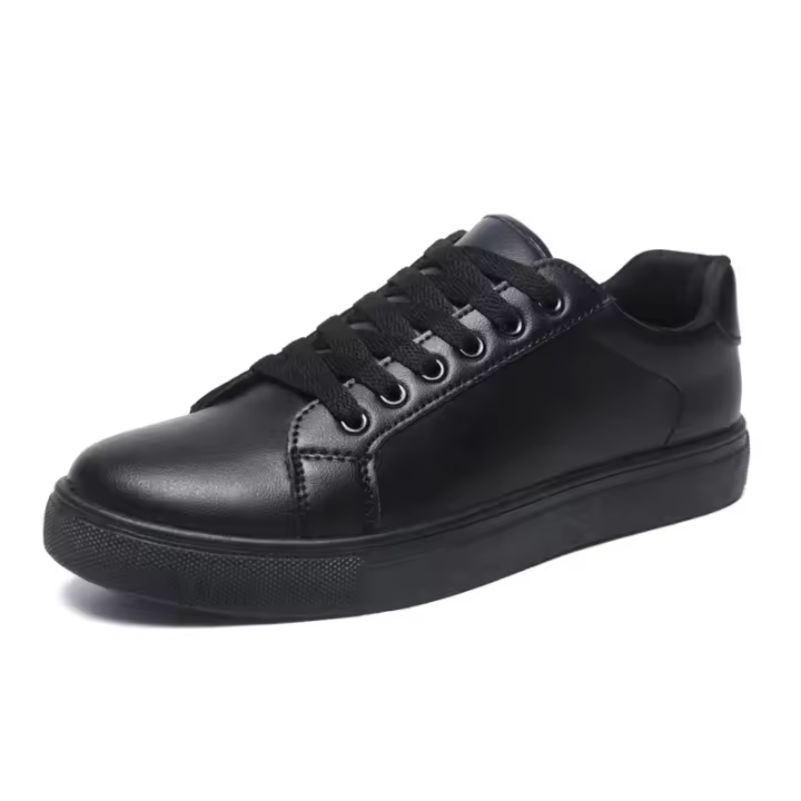 Zapatos De Patinaje Casuales Para Hombres Blancos Negros Cómodos Y Ligeros Zapatillas De Moda De Verano Suela De Goma Talla True - 1
