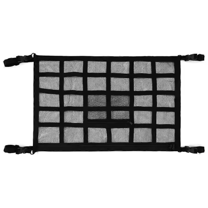 Car Ceiling Cargo Net Pocket Storage Net,Adjustable Double-Layer and Load-Bearing Storage Net, for Car Truck Long Distance Travel(XL) - 1