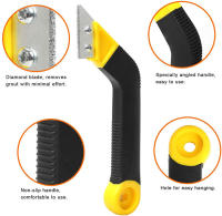 Herramienta De Limpieza Para Azulejos Y Pisos Beautiful Seam Bevel Scraper Eliminación De Polvo Y Manchas Antiguas De Mortero Uso Doméstico - details 1