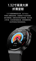 Monitorización Mensaje E300 Smartwatch ECG+PPG ECG Oxígeno sanguíneo Frecuencia cardíaca del sueño meteorológico Podómetro deportivo - details 3
