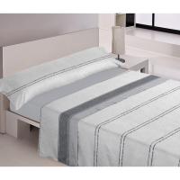 Mercatienda.es Sábanas cama verano-Suaves y Económicas de Microfibra Anti-perli - Lirios en gris. - details 0