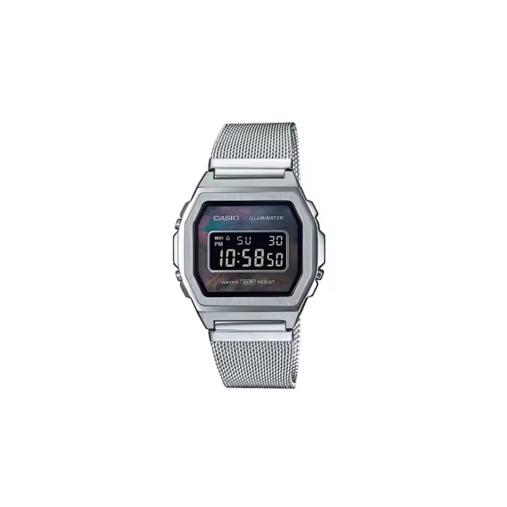 Casio Vintage A1000M-1BEF - Reloj de Acero Inoxidable 3 Atm - 1