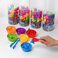 Juguete Educativo Montessori Arcoíris De Conteo Y Alineación De Colores Juego De Alineación De Animales Para Niños Entrenamiento De Motricidad Finas Regalo - details 1