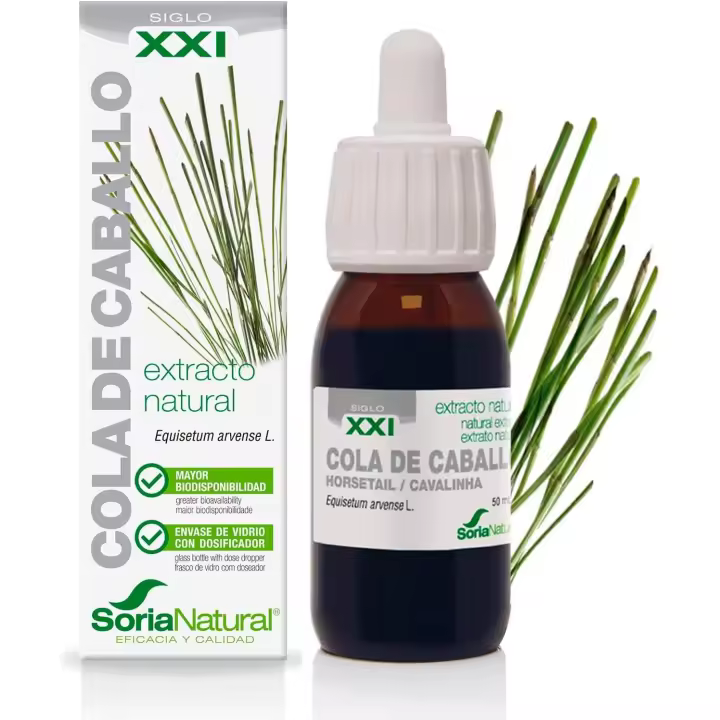 Extracto de Cola de Caballo Soria Natural 50ml | Depuración Natural | Eliminación de Toxinas | Propiedades Diuréticas | Suplemento Alimenticio - 1
