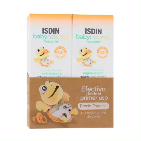 ISDIN baby naturals Pack pomada del pañal regeneradora 2x100ml - 1
