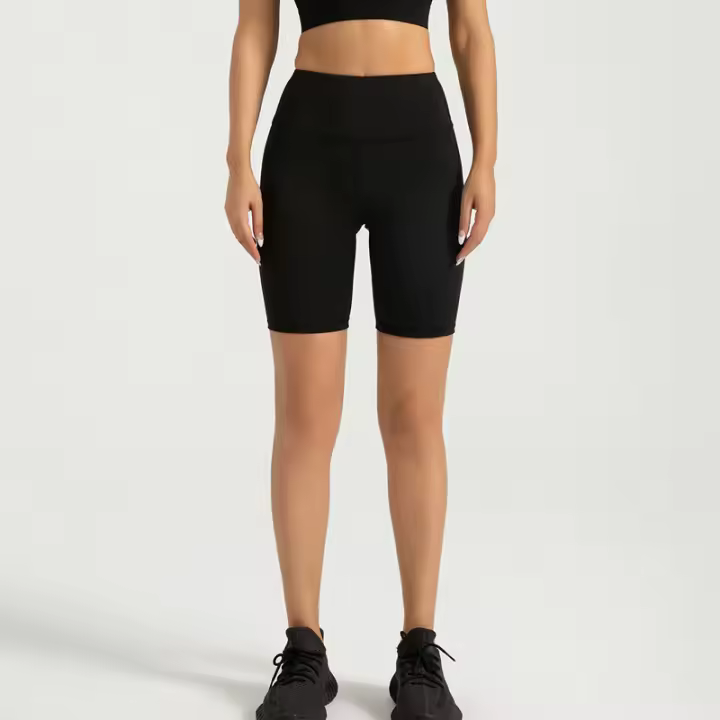 Pantalones cortos Deportivos y de fitness, pantalones de color melocotón, leggings de Belta Alta para Mujer, Yoga para Mujer - 1
