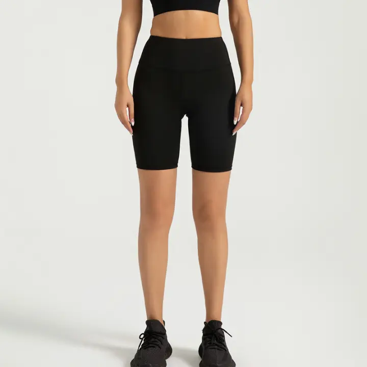 Pantalones cortos Deportivos y de fitness, pantalones de color melocotón, leggings de Belta Alta para Mujer, Yoga para Mujer - 1