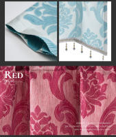 Valance De Lujo Con Tejido Jacquard Para Sala De Estar Cortinas Cortas De Pared Para Cocina Decoración De Hogar 1 PC Moderno Floral - details 15
