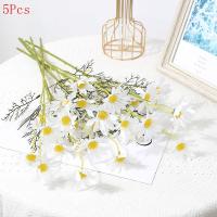 1/3/5Pcs 50cm Girasol Artificial 5Cabezas Flores De Plástico Para Decoración De Boda Novia Hogar Jardín Mesa DIY Sin Embalaje De Venta Al Por Mayor - details 9