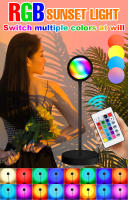 Lámpara De Noche LED RGB Lámpara De Anillo USB Luz Arcoíris Para Decoración De Escritorio Iluminación De Ambiente Para Hogar - details 0
