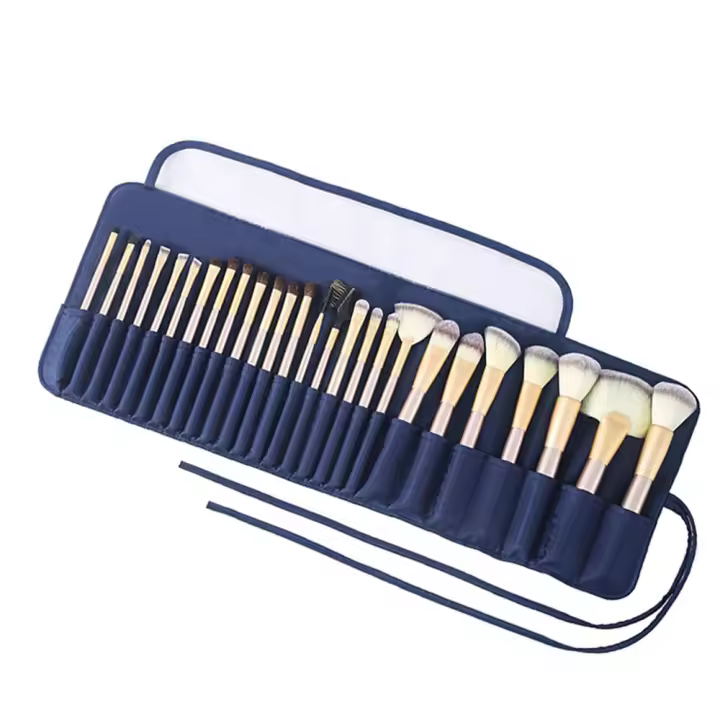 Estuche De Almacenamiento Para Cepillos De Maquillaje Con Diseño Plegable Portátil Y Impermeable Organizador De Viaje - 1