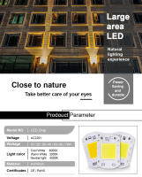 Chip LED COB Para Farol De Inundación Y Spot Luz De Iluminación DIY 10W 20W 30W 50W 60W 70V 110V 220V Sin Conducto Luz Fría/Cálida - details 0