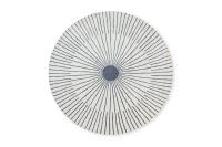 ALFOMBRA REDONDA GRANDE HANDTUFTED LANA CALIDAD SUPERIOR GRIS Y BLANCO Ø200CM - details 0