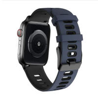 Correa De Reloj De Silicona Para Apple Watch Compatible Con Series 8 Se 9 7 6 5 4 3 Ultra2 Tamaños 44mm 40mm 49mm 45mm 41mm 38-42mm Color Variado - details 11