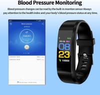 Seguimiento de actividad física con frecuencia cardíaca, monitor de Sueño, oxígeno en sangre, Contador de pasos y notificación de Llamadas SMS, Reloj de ejercicio de Salud - details 2
