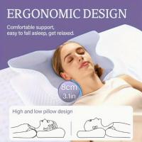 1 Cervical Pillow, Slow Rebound Cool Soft Pillow, Ergonomic Orthopedic Sleep Neck Contour Support Pillow for Side Sleepers, Orthopedic Support, Machine Washable Pillowcase - details 8