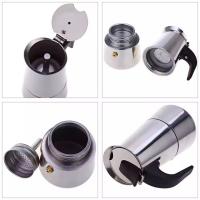 Cafetera italiana de acero inoxidable para uso en el hogar, Cafetera italiana Moka, cafetera expreso, cafetera percoladora, herramientas de café para Latte Stovetop - details 3