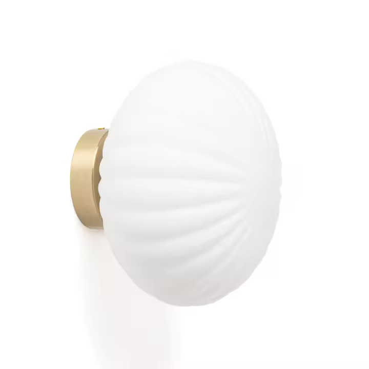 LEDKIA LIGHTING - Aplique de Pared Celina | Diseño Único y Elegante | Compatible con Bombilla LED G9 | Uso en Salones, Dormitorios y Oficinas | Dimensiones: 230x230 mm, Blanco, Cristal - 1