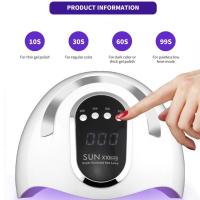 Lámpara Profesional Para Secado De Uñas X10MAX 280W Máquina De Secado De Esmalte De Manicura Con Sensor Automático UV LED - details 1