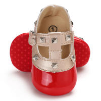 Meckior Zapatos De Princesa Para Bebés Niñas 2024 Nuevos Con Hebilla De Lámina De Cuero Patentado Antideslizante Para Primeros Pasos Niños Recién Nacidos 0-18M - details 9
