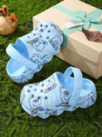 Zapatillas De Jardín Para Niños Dinosaurio Lindo Y Divertido Sandalias De Verano Para Niños Clog De Playa Y Piscina Transpirables Tallas True Fit Para Niños De 1 a 6 Años - details 1