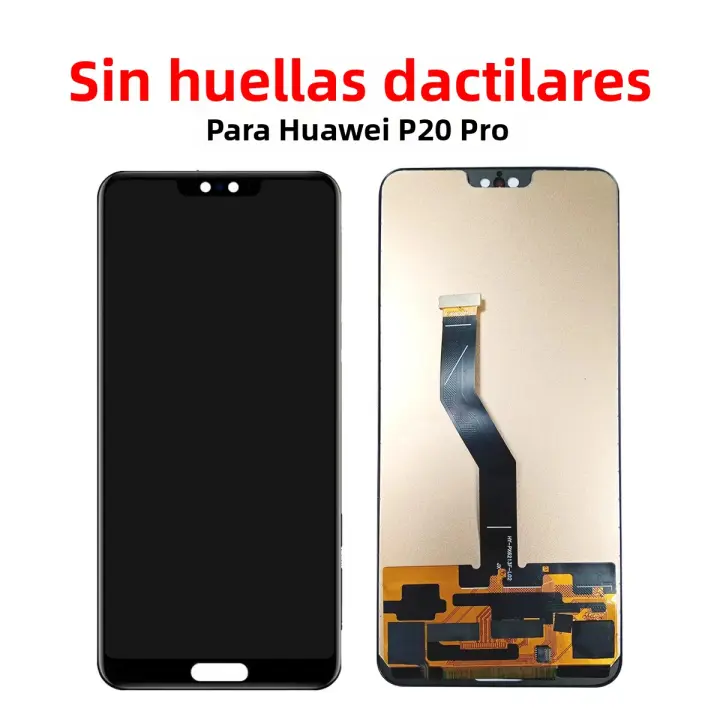 Pantalla TFT Para Huawei P20 pro Con Marco Repuesto De Pantalla Táctil Y Digitizador Material Capaz Resolución 2160x1080 Negro - 1