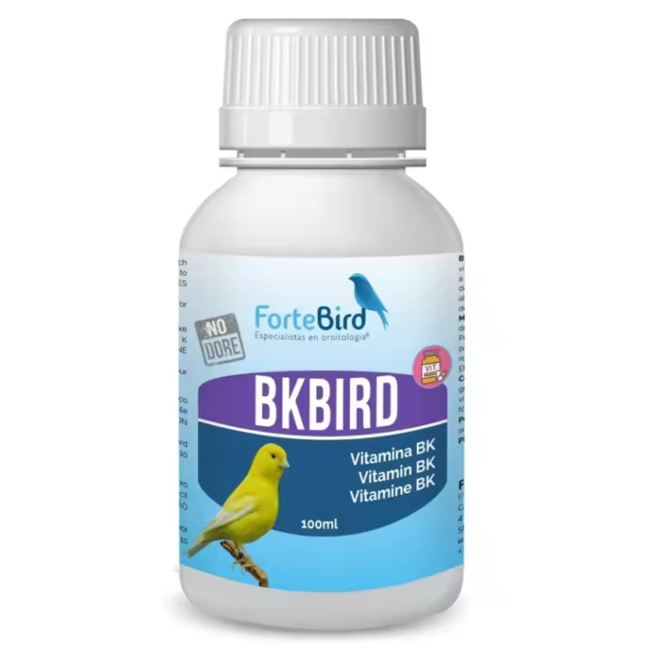 Bkbird La fórmula completa con vitaminas B Y k para aves saludables 100ml Fortebird - 1
