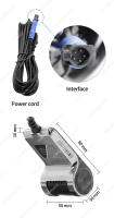 Grandnavi HD DVR De Coche ADAS Grabadora Automática Con Ángulo De Visión De 170° Tarjeta SD 16G/32G Alarma De Voz Para Reproductor Multimedia Android - details 8