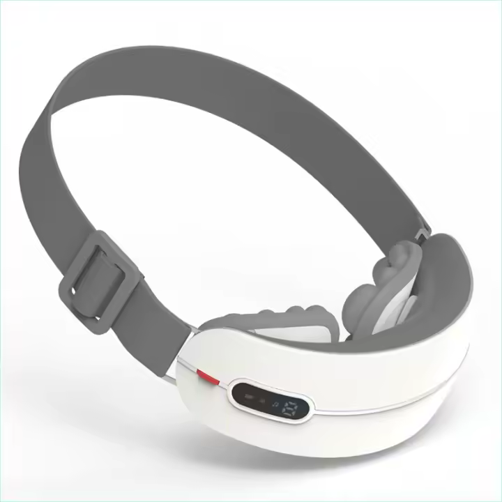 Masajeador De Ojos Eléctrico Con Terapia De Compresión Caliente Alivio De La Fatiga Ocular Rotativo Y Masaje De Rodillazos Protección Anti Arrugas Con Música - 1