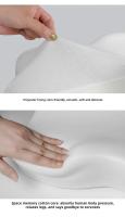 Almohada De Memoria Ortopédica De Algodón Suave Para Maternidad Con Correa Ajustable Soporte De Rodilla Y Pierna Para Dormir De Lado - details 10