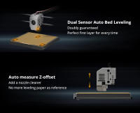 QIDI Tech Q1 Pro Impresora 3D, motores Z dobles, cámara de calor a 60°C, impresión a 350°C, hot-end de tres metales, nivelación automática, alta velocidad ≤600mm/s, procesador de 64 bits, detección de filamento, 245x245x240mm - details 8