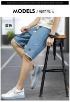 Shorts De Verano Para Hombre Deportivos Casuales De Playa Talla Grande Hasta 8XL Color Sólido Pantalones Sueltos Y Cómodos - details 3