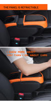 Soporte Central Para Suzuki Jimny 1999-2018 Accesorios De Coche Almohadilla De Reposabrazos PU Cuero / Plástico ABS Organizador Interior - details 7