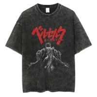 Camiseta De Verano Berserk Para Hombres Estilo Casual Vintage Con Estampado Gráfico Anime Visceral Camiseta Hip Hop Para Calle - details 8