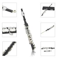 SLADE Piccolo Con 16 Agujeros En Clave C Multicolor Plata Y Cobre Blanco Instrumento De Viento Con Accesorios - details 4