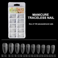 100pcs/Box Uñas Postizas De Acrílico Transparentes Y Sin Salientes Con Forma De Agua Para Extensión De Manicura Herramientas De Uñas T-tipo - details 5