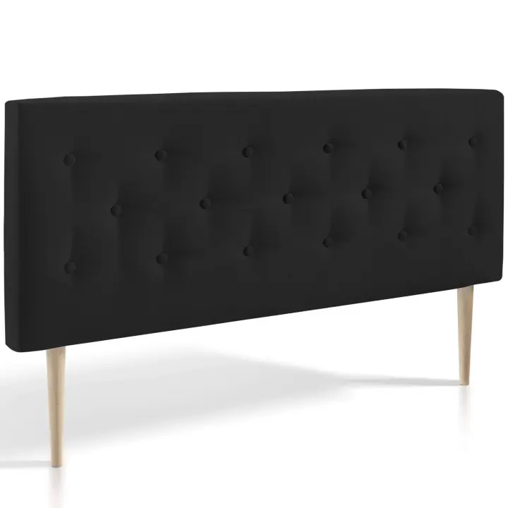 Cabecero Tapizado Oslo Gris Antracita 150x100 - VS Venta-Stock - 1