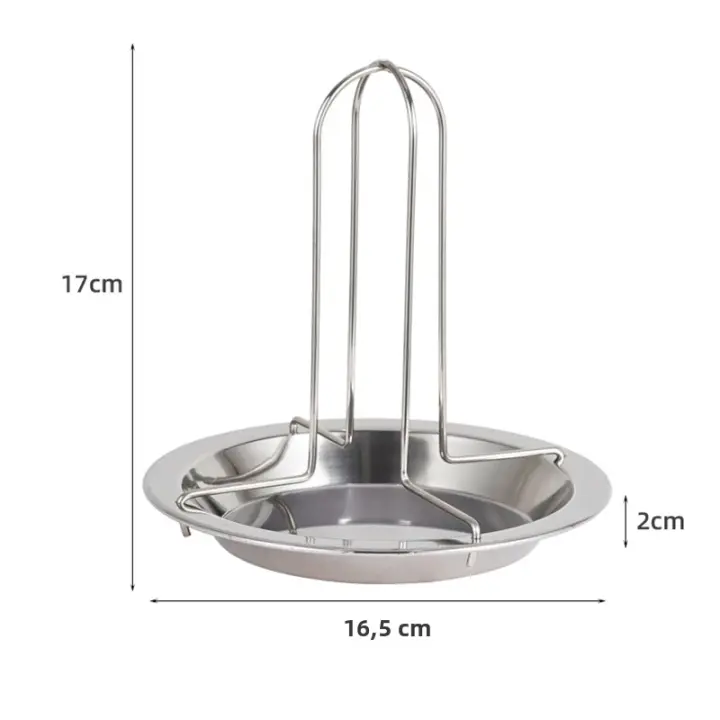 Palillo De Barbacoa Para Camping Carbono Acero No Adherente Para Pollo Y Carne Herramienta De Cocina Al Aire Libre - 1