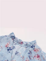 Vestido Casual De Mujer Con Estampado Floral Cuello V Manga Larga A-Line Longitud De Rodilla Cintura Alta Primavera Otoño Invierno - details 18