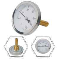 Termómetro De Acero Inoxidable Para Barbacoa Con Cobre 1/2" Tornillo Buffer Calentador Medidor De Temperatura 120°C Para Cocina - details 4