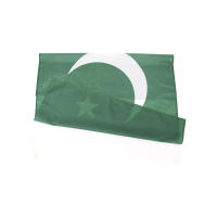 Bandera De Pakistán 90X150cm Para Decoración Material Poliéster Estilo Colgante Personalizable Sin Químicos Originales De China - details 1