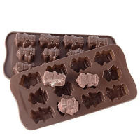 Molde De Galletas De Silicona 1Pcs Forma De Corazón Huevo Dinosaurio Estrella Hoja Y Robot Para Hornear Y Helados - details 3