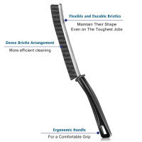 Cepillo De Limpieza Para Grietas Multifuncional Para Cocina Baño Y Toilette Herramienta De Limpieza Para Ventanas Y Grout - details 2