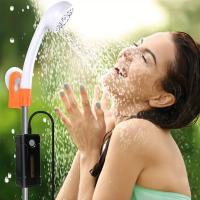 Ducha Eléctrica Portátil IP7 con Luz LED - Batería Recargable Magnética, 2 Velocidades, Tubo 1.8M, Ideal para Camping y Viajes al Aire Libre - details 2