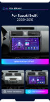 Junsun Radio Coche para Suzuki Swift 2003 2004 2005 2006 2007 2008 2009 2010 AI Voice 2 din Pantalla Coche Android Auto Multimedia Navegación GPS Auto radio - details 2