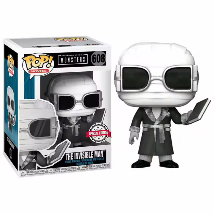 Funko Pop! Universal Monsters, The Invisible Man (Special Edition) 608 - 1