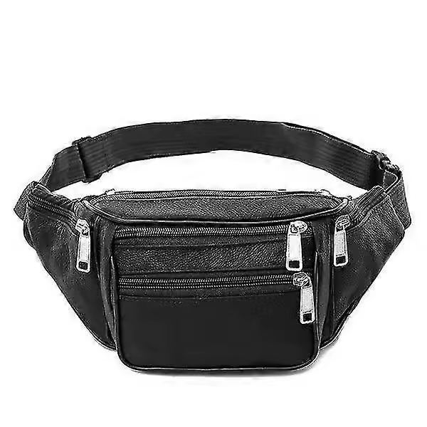 Riñonera vintage de Piel Auténtica, impermeable - 1