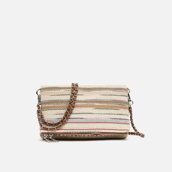 Misako Micu bolso bandolera con doble correa y estampado jacquard Money Pocket Maxi - 1